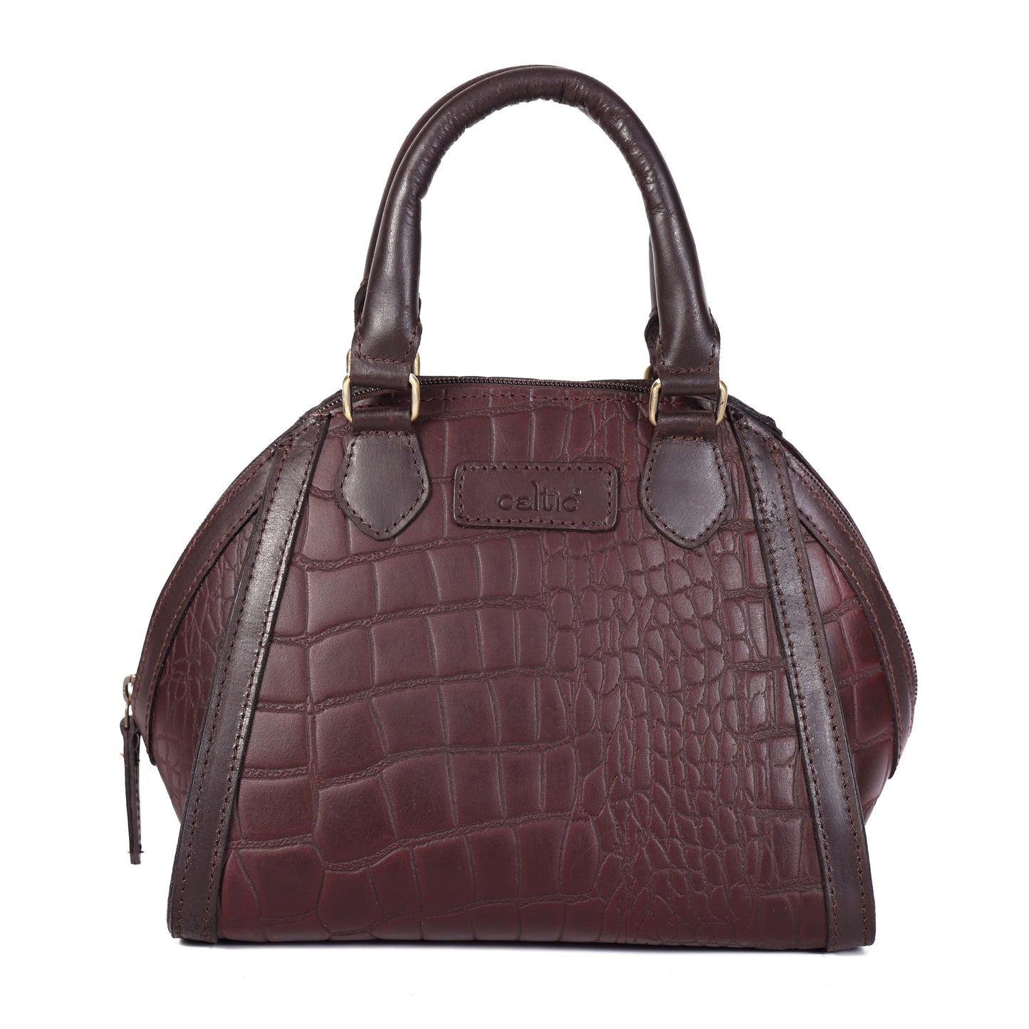 New Classic Leather Handbag with Detachable Sling Strap – Elegant & Versatile Art: BG-1597 Pack of 25