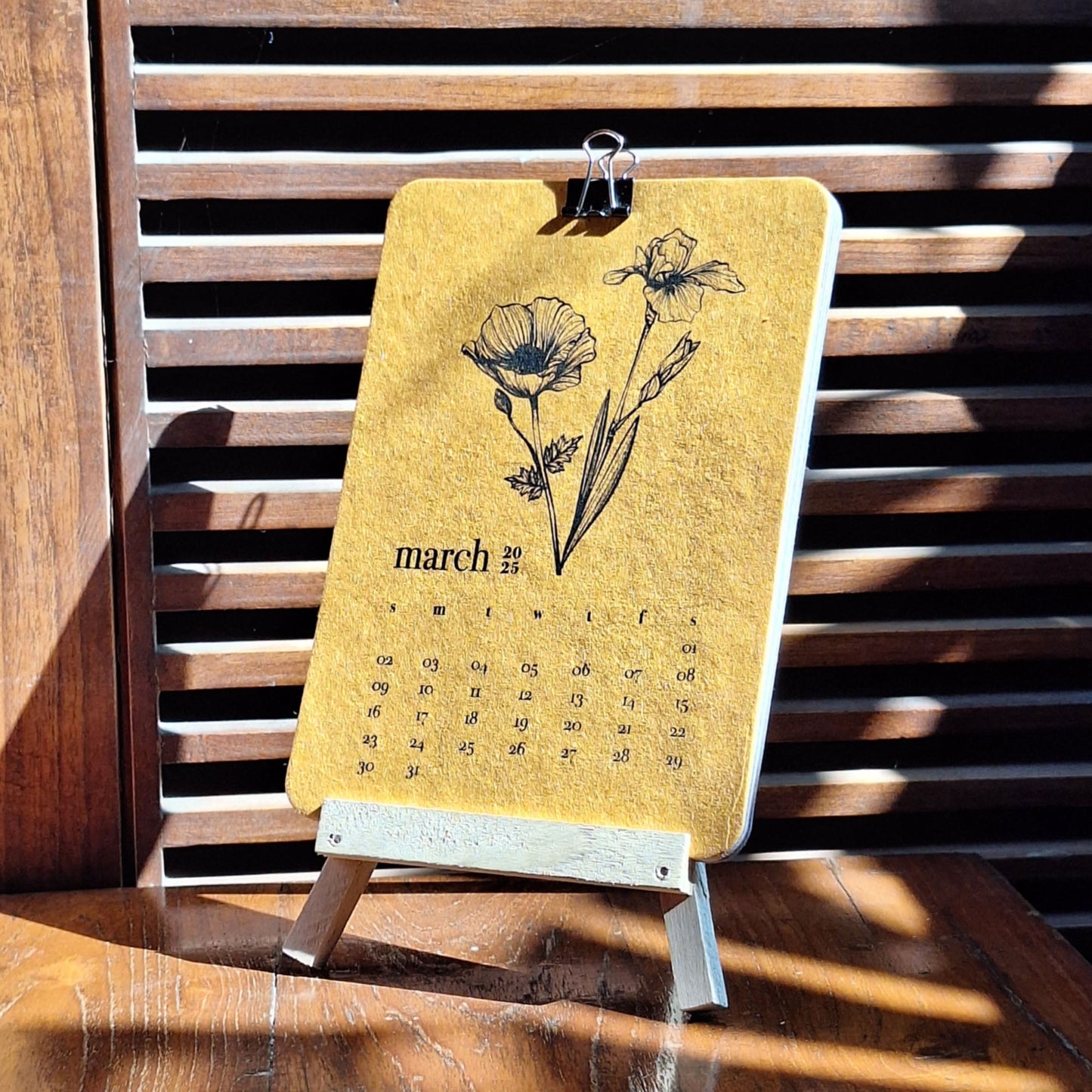 CALENDAR ON EASEL STAND Pack of 50