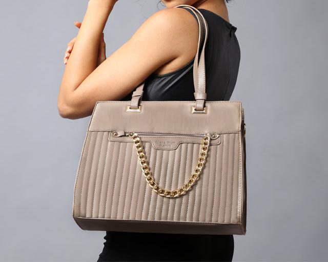 Classic Synthetic Beige Bag for Women – Elegant & Versatile Handbag,ART:-DK-2006 Pack of 25
