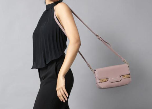 Fashionable Synthetic Blush Pink Women's Bag – Elegant, Trendy & Versatile Handbag, ART:-DK-2013 Pack of 25