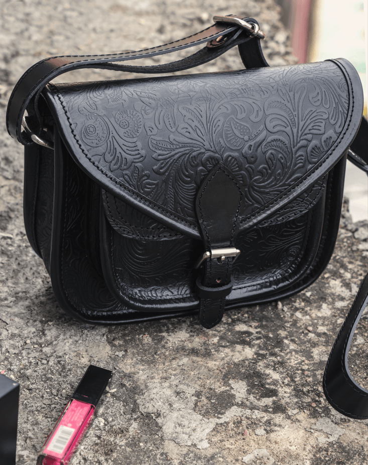 Embossing Leather Bag. Art: BG-1362Brown, BG-1749Black Pack of 25