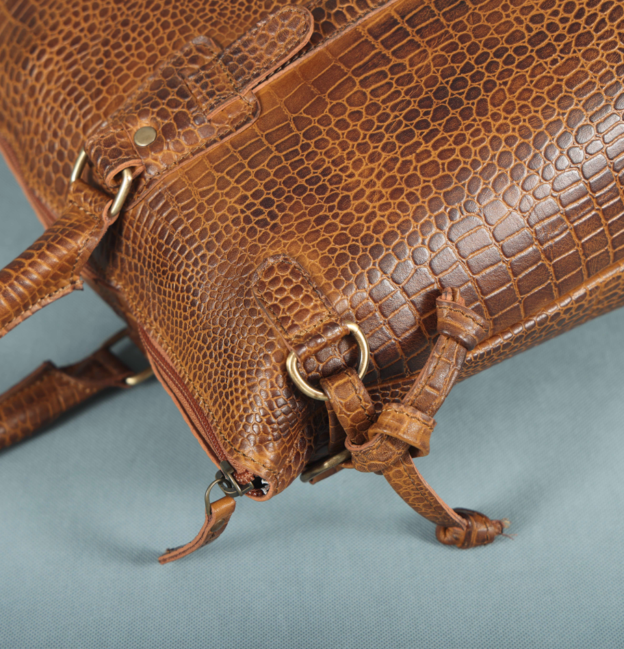 Elevate Your Style with our stylish Leather Accent Tote Bag. Art: BG-1599 Pack of 25