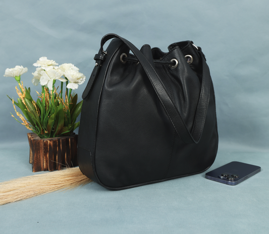 Women's Milled Leather Bag - Elegant, Durable & Stylish Leather Handbag for Everyday Use" - BG-1756 Pack of 25