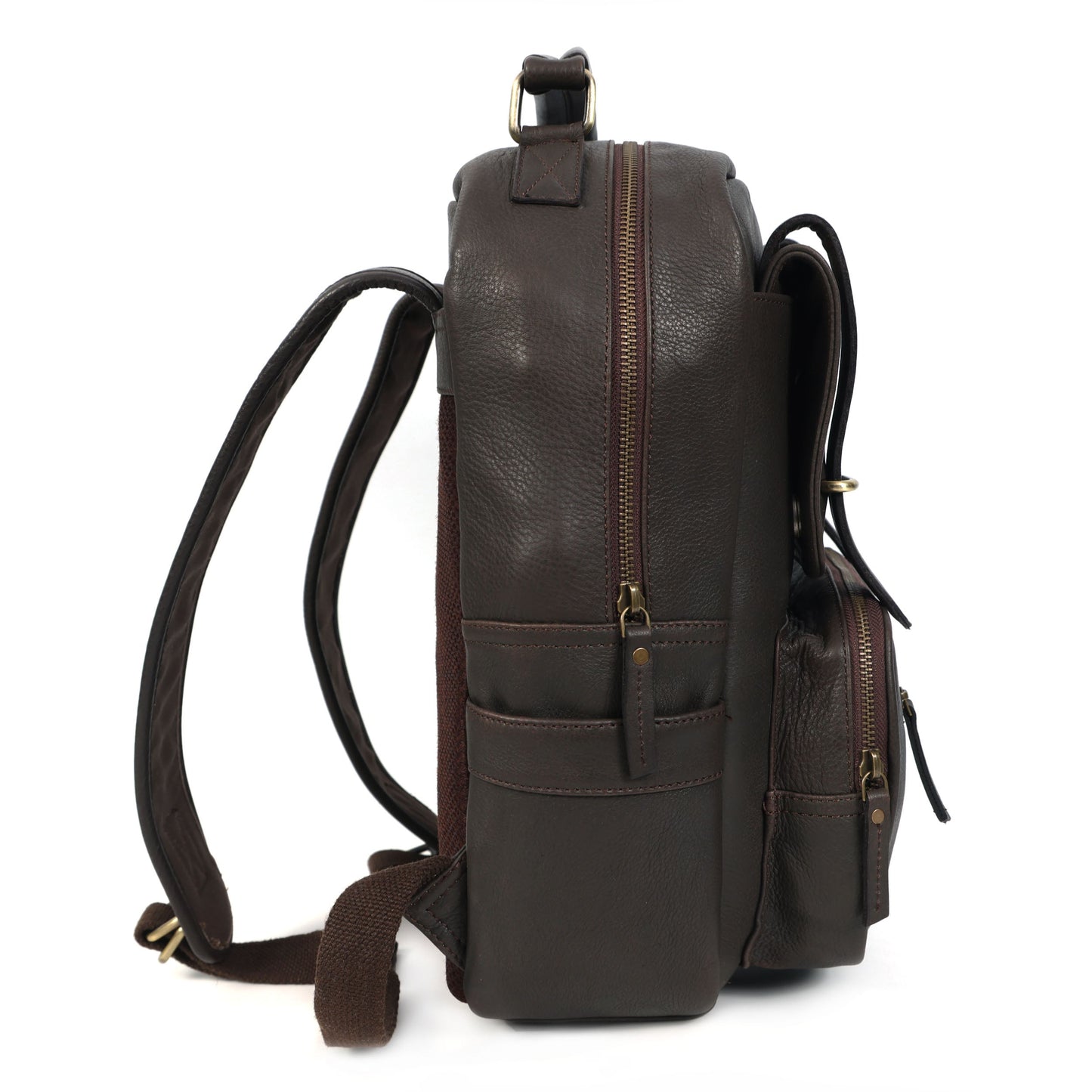 Compact & Stylish Leather Unisex Small Backpack – Perfect for Everyday Use. Art: BG-1610-S Pack of 25
