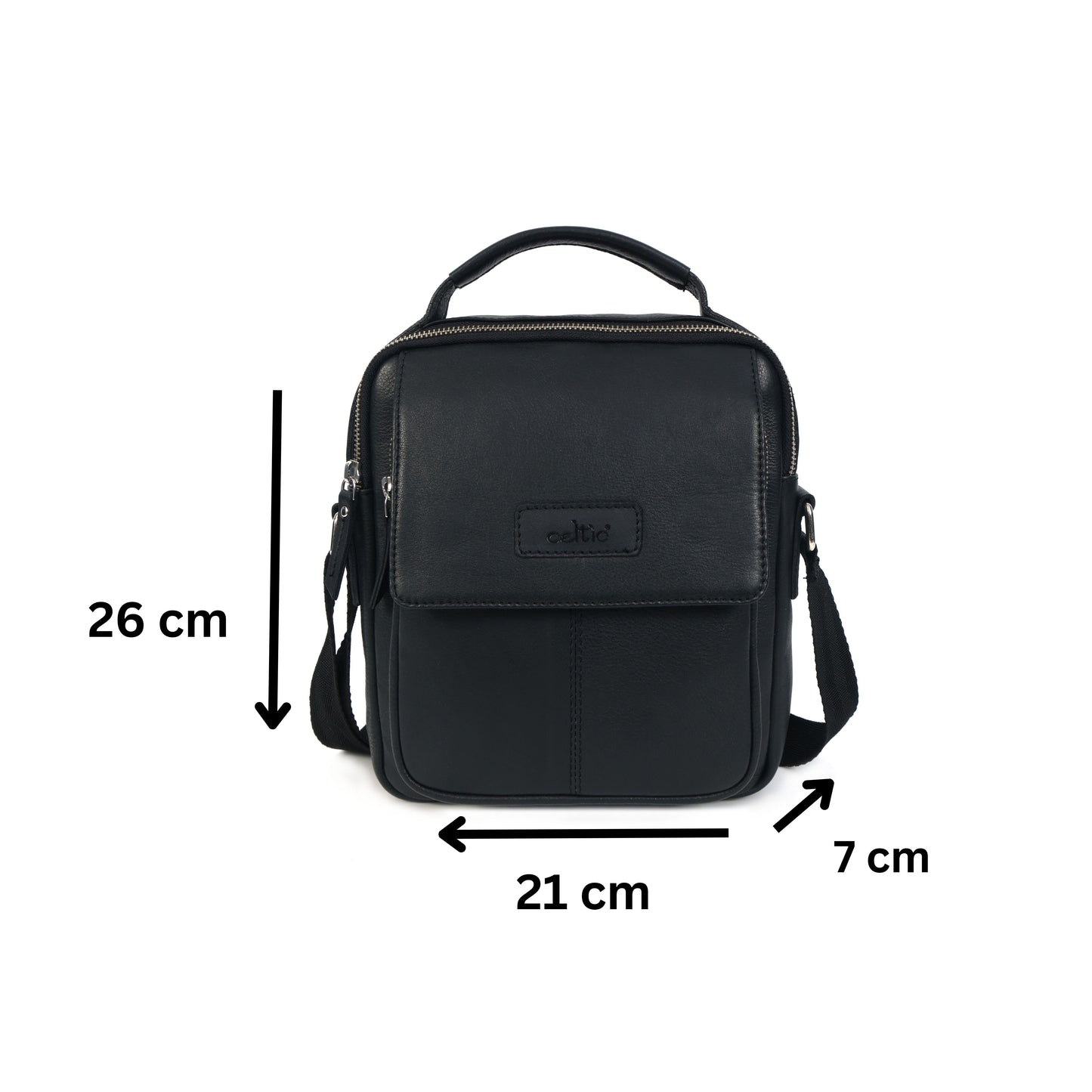 Stylish & Versatile Leather Unisex Side Bag – Perfect for Every Occasion. Art: BG-1367 Pack of 25