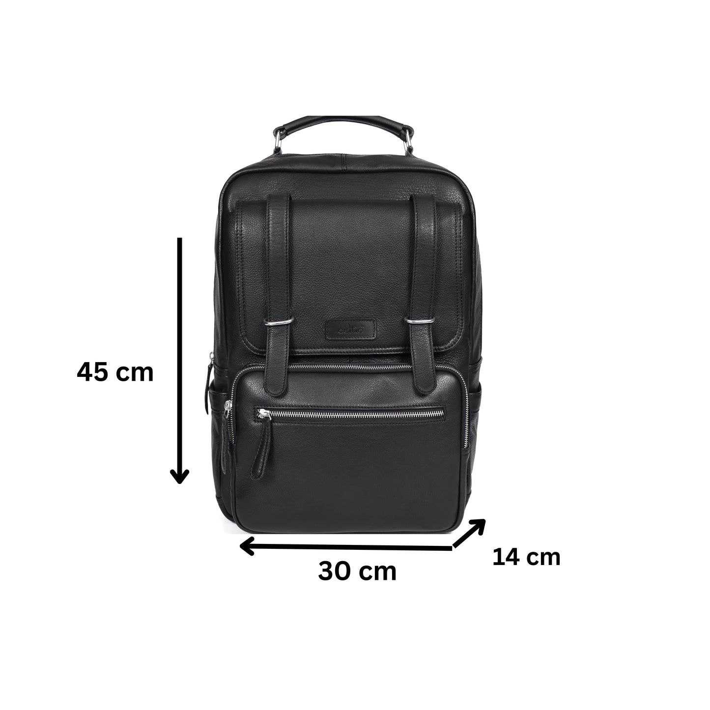 Elegant Soft Black Leather Backpack – Stylish, Versatile, and Organized  ART:- BG-1610 Pack of 25