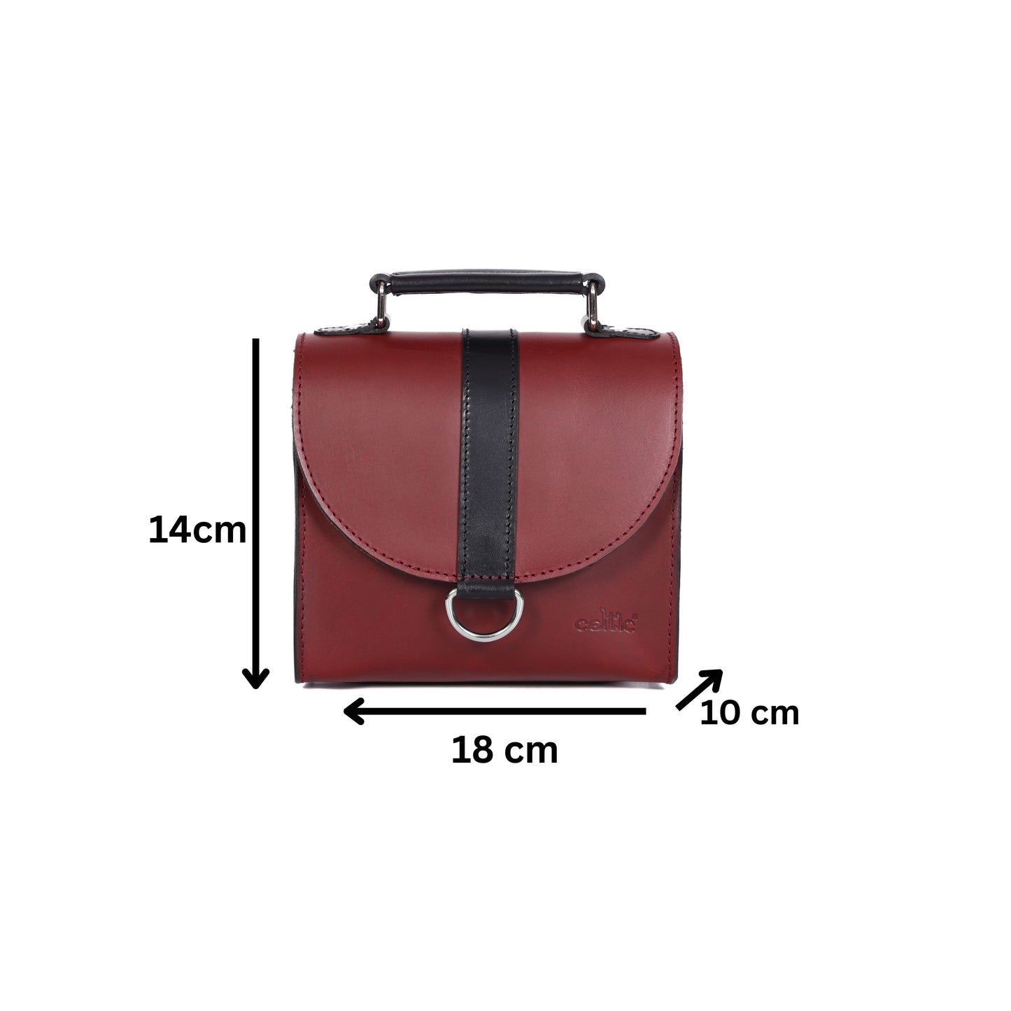 Premium Burgundy Leather Sling Bag for Stylish Everyday Use.   ART:-BG-1753 Pack of 25