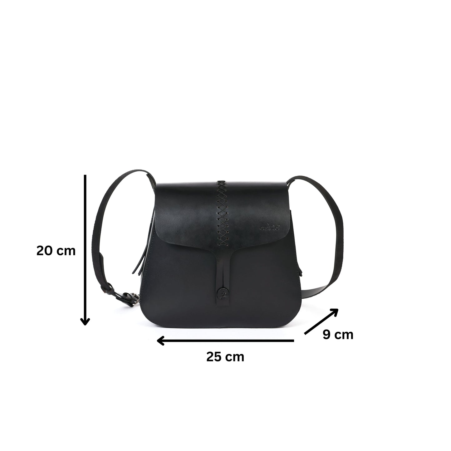Pure Leather Sling Bag, Art: BG-1391. Pack of 25