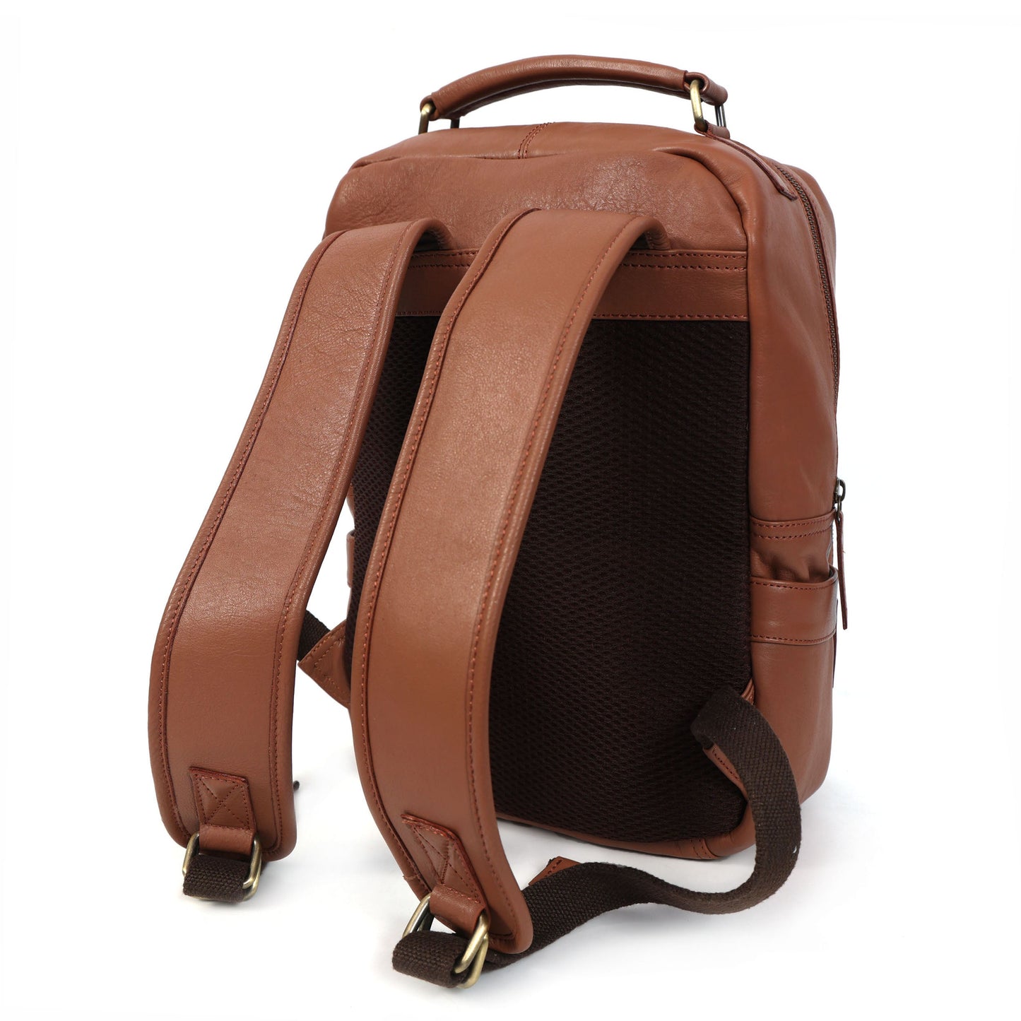 Compact & Stylish Leather Unisex Small Backpack – Perfect for Everyday Use. Art: BG-1610-S Pack of 25