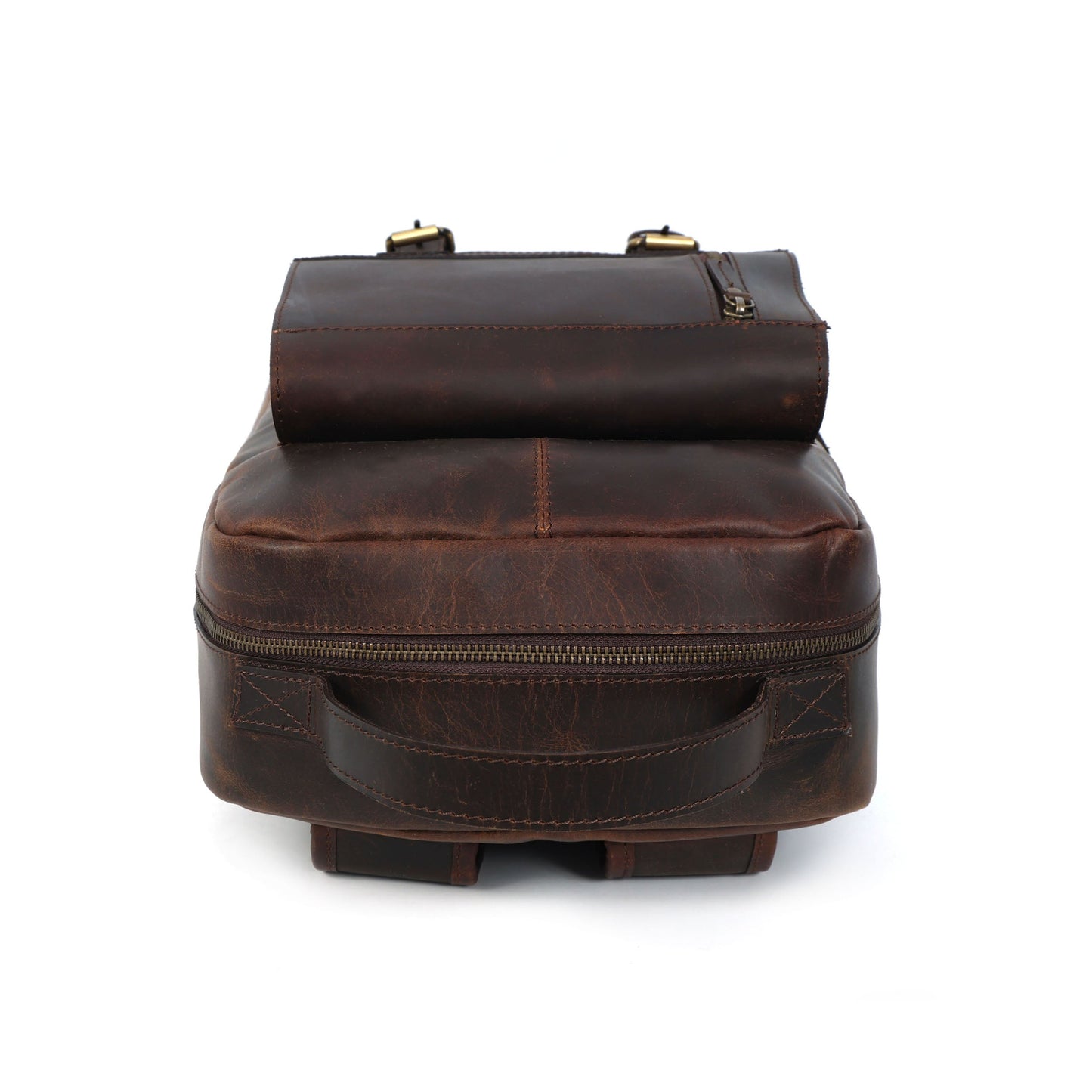 Elevate Your Style – Men's Full-Grain Leather Professional Backpack | Premium & Timeless, Art:- BG-1612 Pack of 25