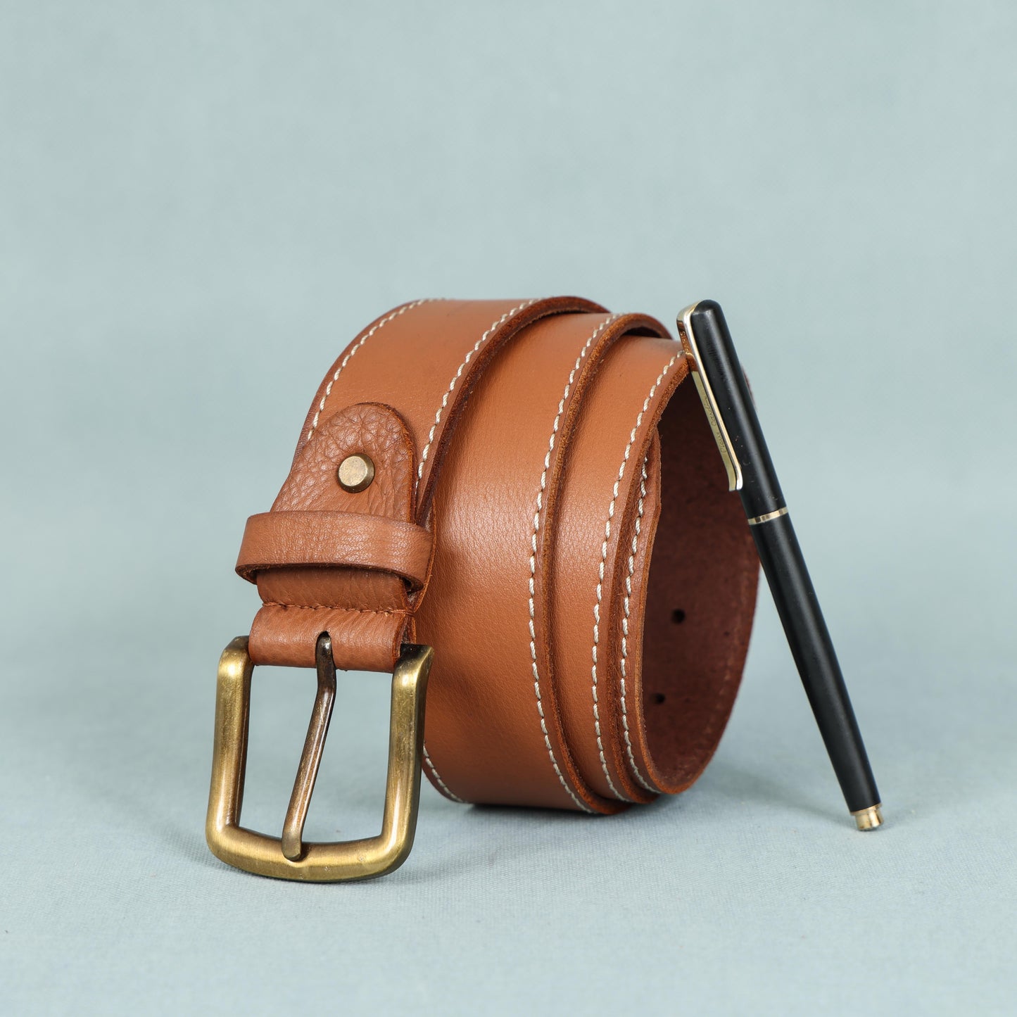 Stylish Girls' Leather Belt with Stitching – Trendy Kids' Accessory, ART:-LB-830 Pack of 50