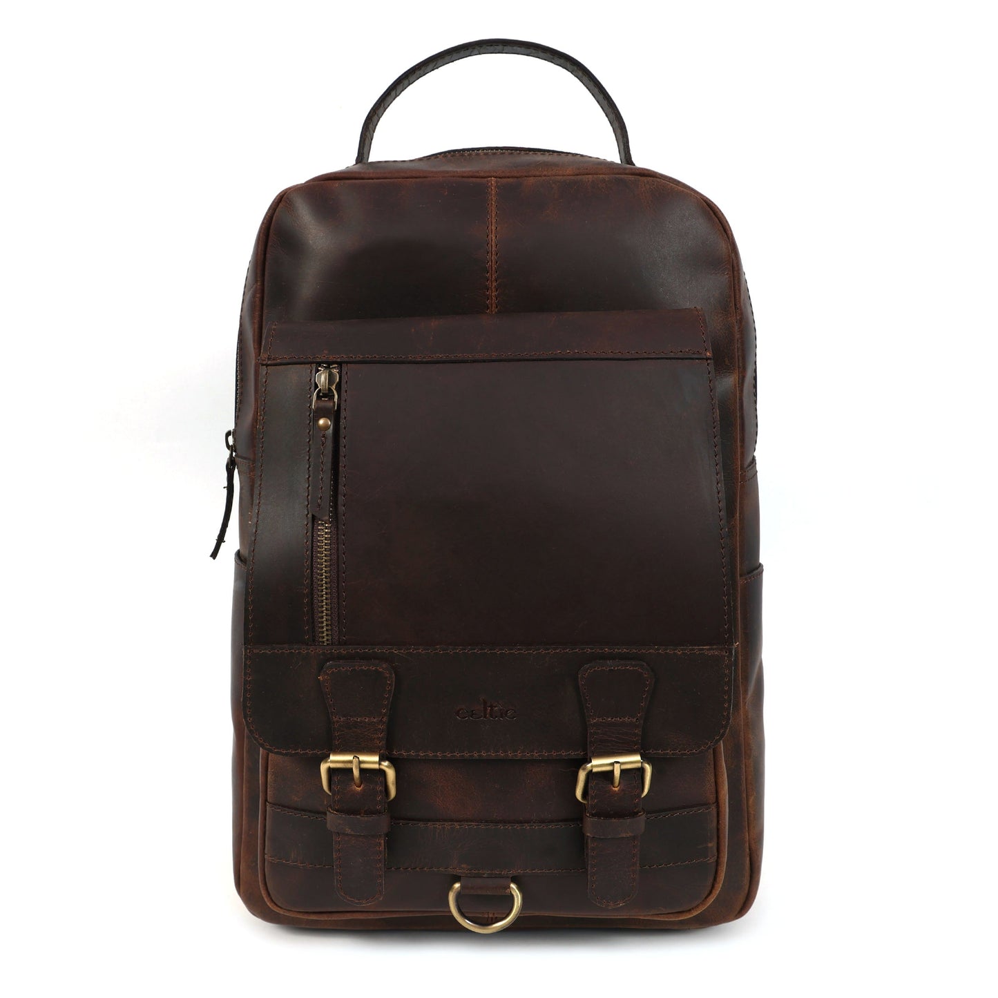 Elevate Your Style – Men's Full-Grain Leather Professional Backpack | Premium & Timeless, Art:- BG-1612 Pack of 25