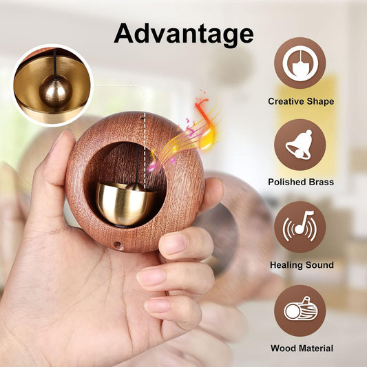 Japanese Style Bamboo Door Bell - Round Shape Pack of 50