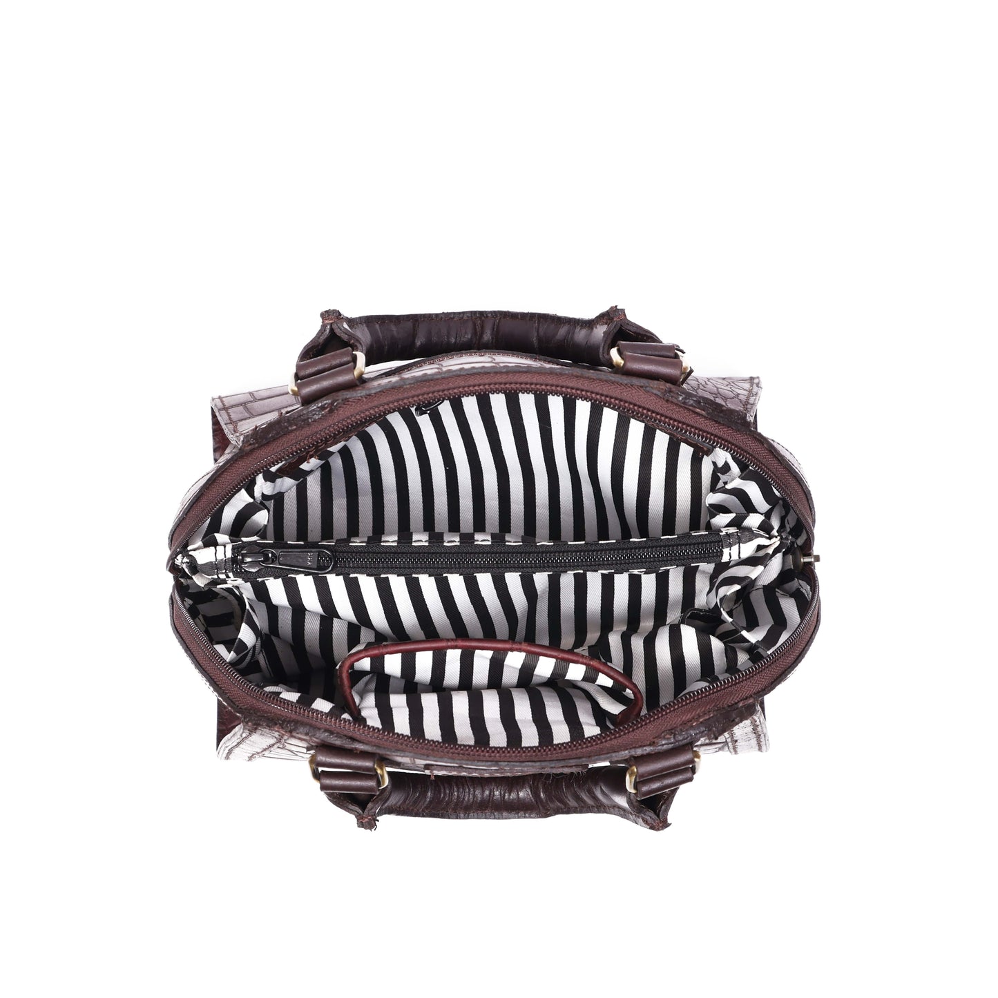New Classic Leather Handbag with Detachable Sling Strap – Elegant & Versatile Art: BG-1597 Pack of 25