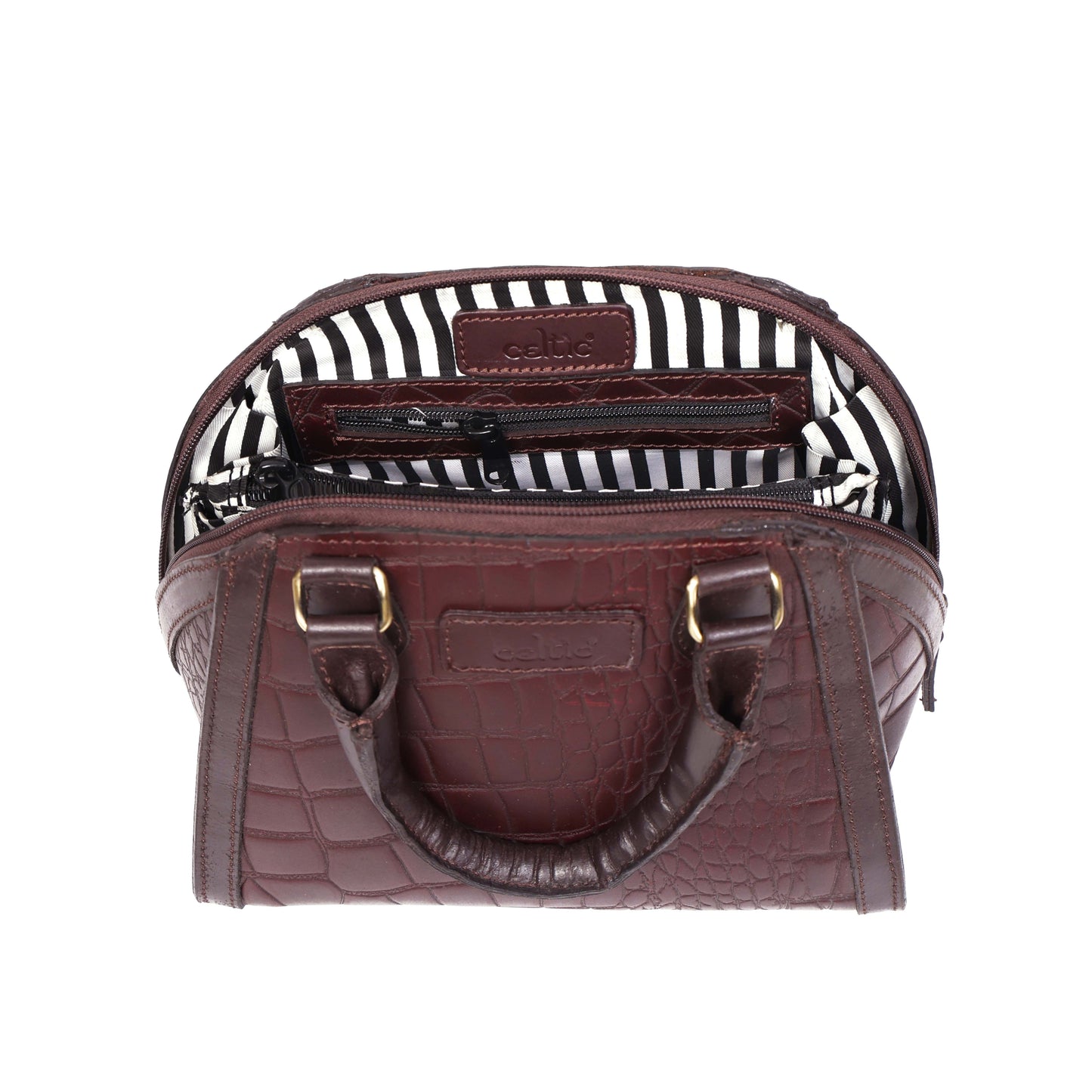 New Classic Leather Handbag with Detachable Sling Strap – Elegant & Versatile Art: BG-1597 Pack of 25