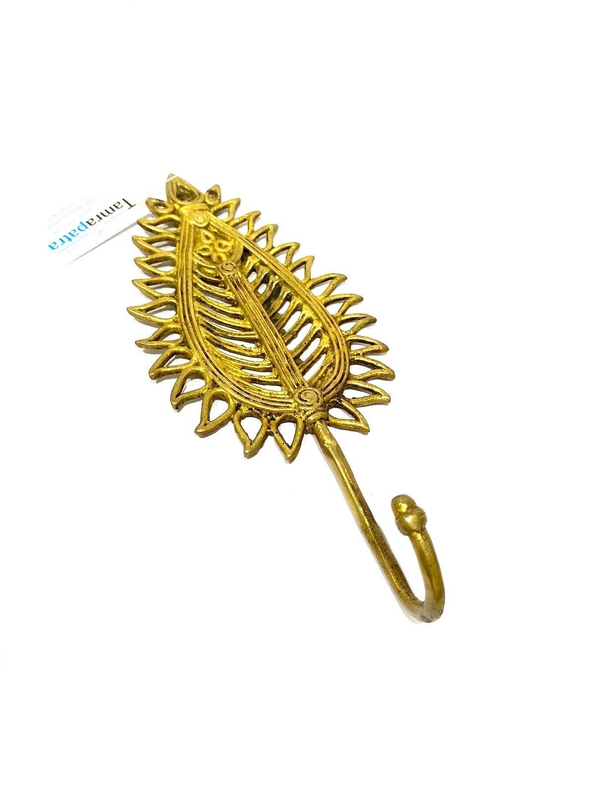 Brass Hooks Stylish Hangings Vintage Indian Handcrafted By Tamrapatra Pack of 50