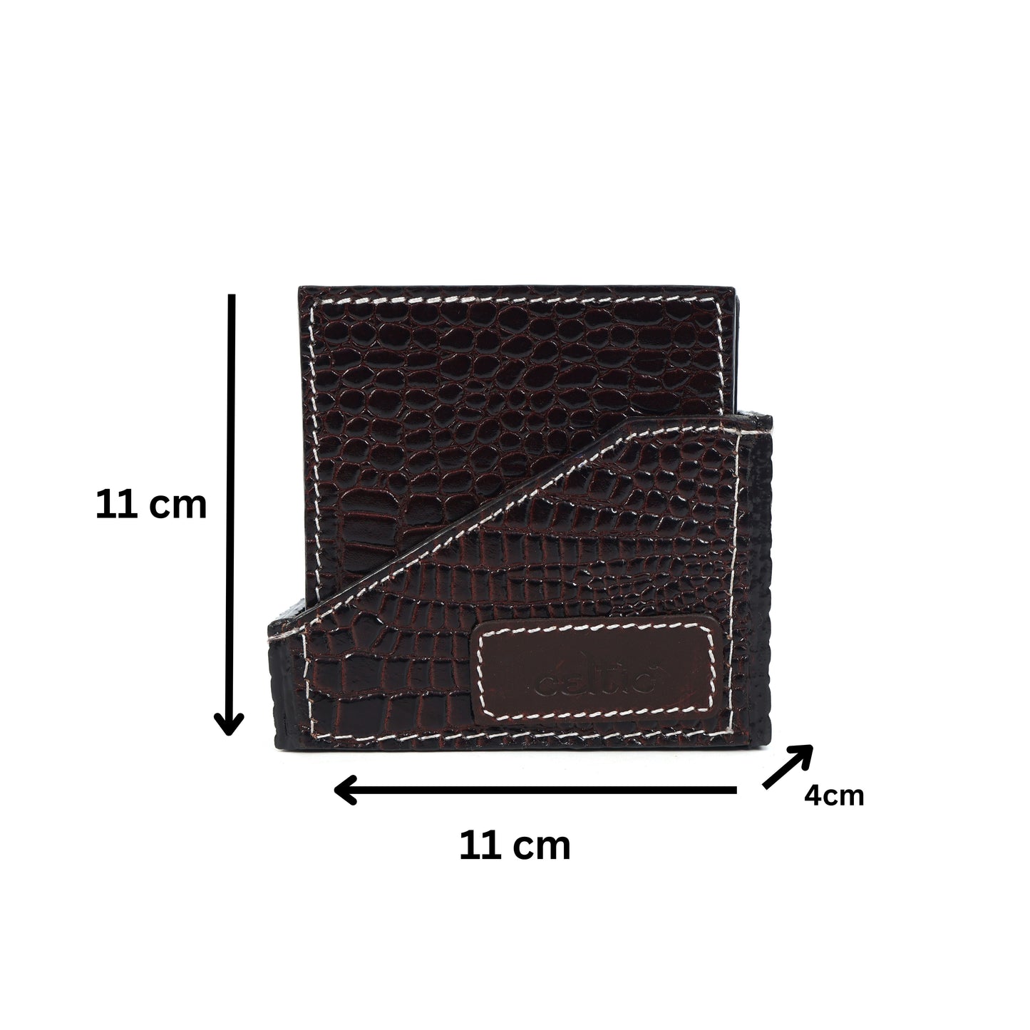 Premium Leather Square Coasters for Office Use – Stylish & Functional Desk Accessory, Art:-LC-02 Pack of 50