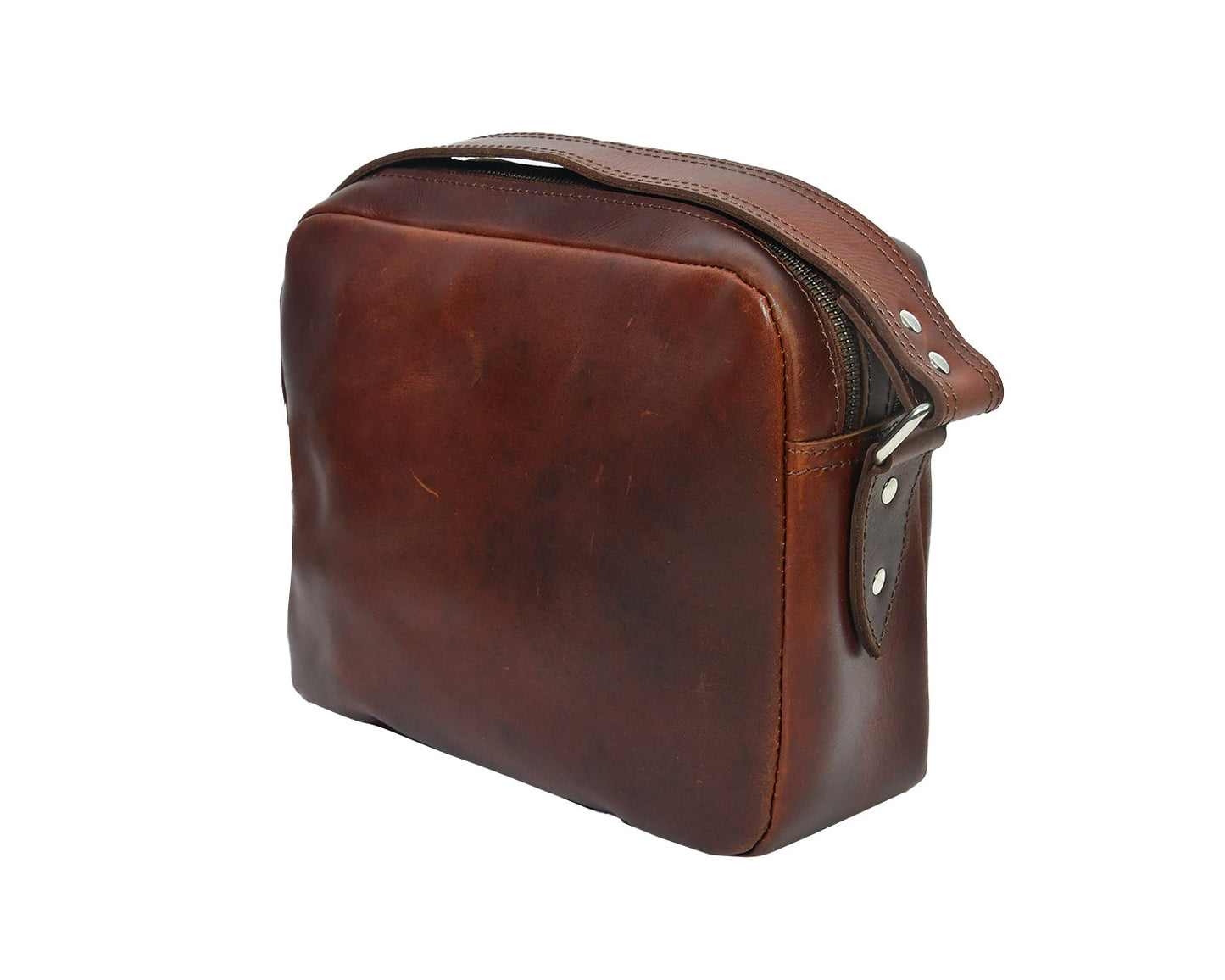 Celtic premium Elegant Brown Leather Cross Body,  Art: BG-1323 Pack of 25