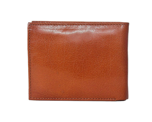 Brown Color Pure Leather Wallet For Men,  Art:- LA-1386 Pack of 50