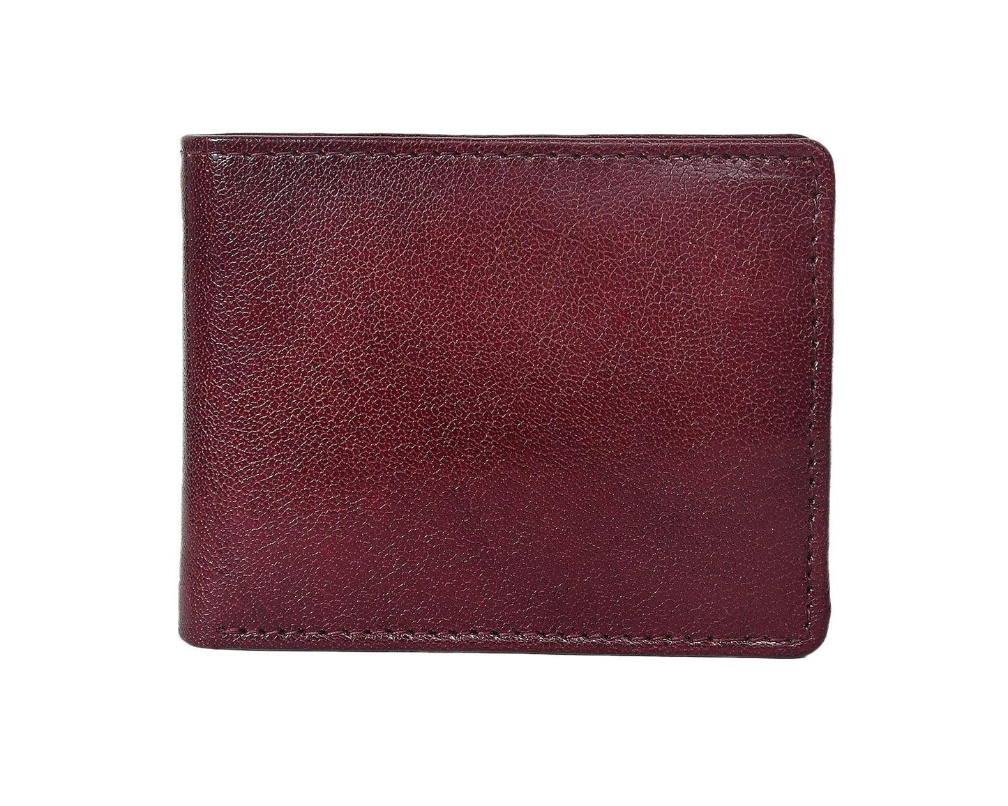 Dark Brown Color Pure Leather Wallet For Men,  Art:- LA-1387 Pack of 50