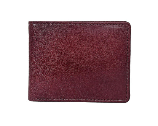 Dark Brown Color Pure Leather Wallet For Men,  Art:- LA-1387 Pack of 50