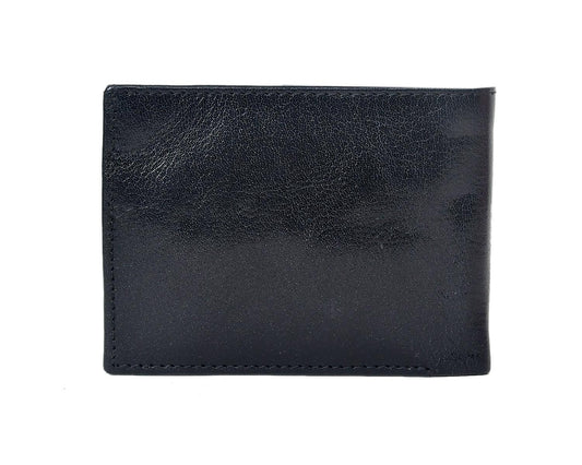 Black Color Pure Leather Wallet For Men, Art:- LA-1389 Pack of 50