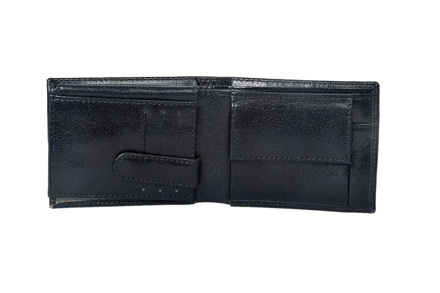 Black Color Pure Leather Wallet For Men, Art:- LA-1389 Pack of 50