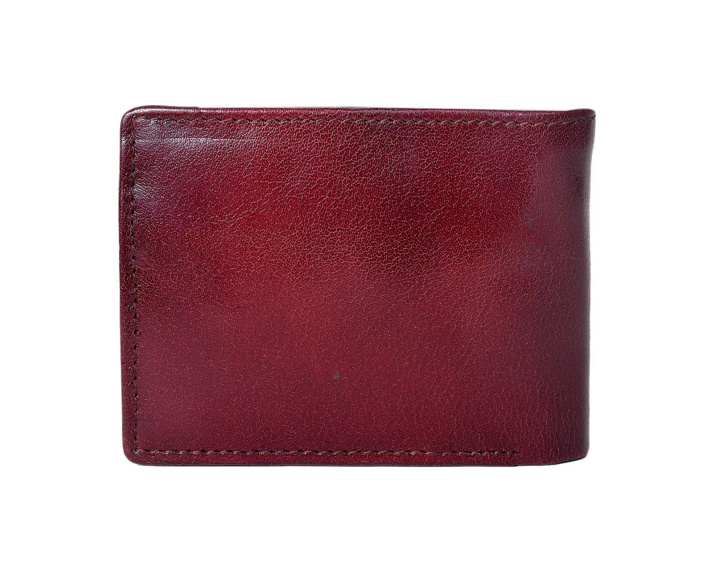 Burgundy Color Pure Leather Wallet For Men, Art:- LA-1392 Pack of 50