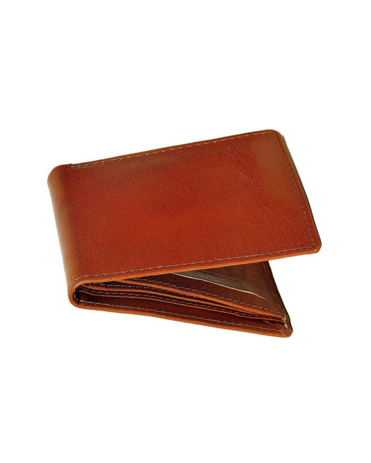 Tan Color Pure Leather Wallet For Men, Art:- LA-1393 Pack of 50
