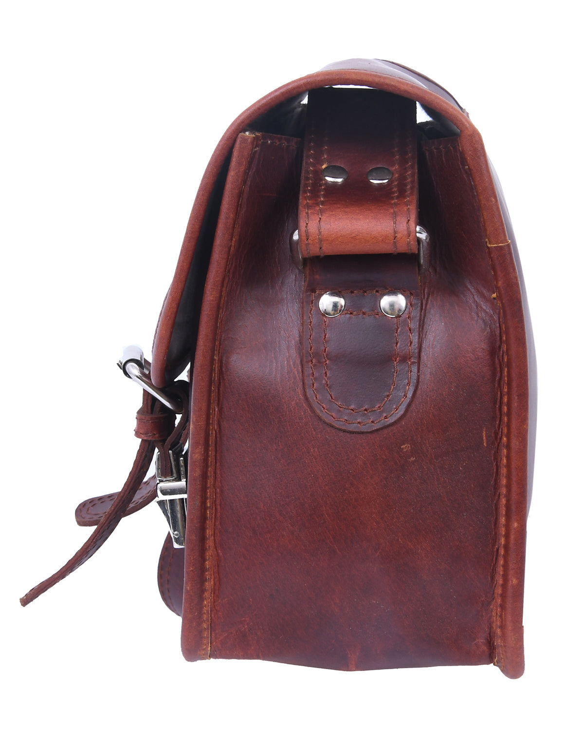 Timeless Elegance: Brown Leather Messenger Bag. Art: BG-1280 Pack of 25