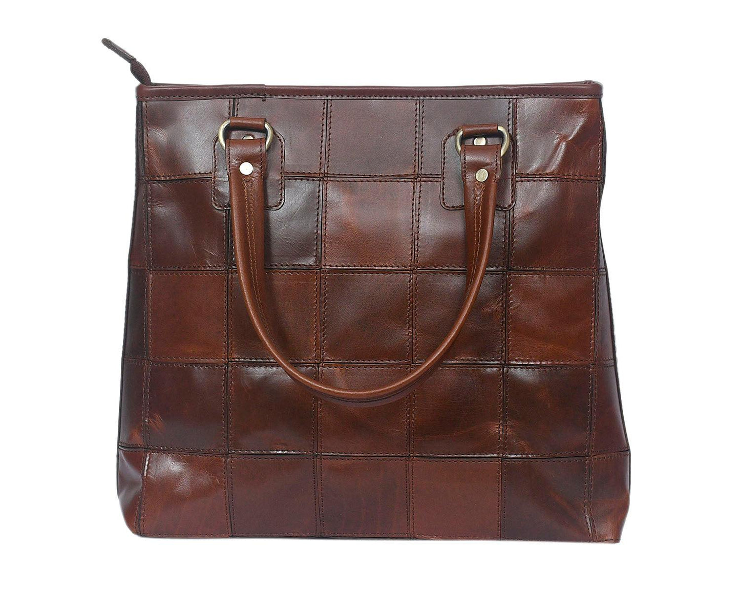 Premium Tote Leather Bag | Color Brown | Gift Bag, Art: BG-1526 Pack of 25