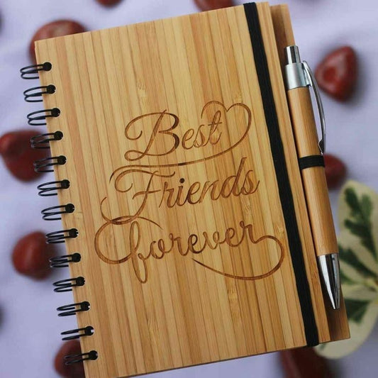 Bamboo Notepad with Pen Pack of 50