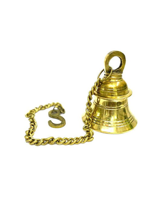 Brass Bells Hangings For Temple Pooja Room Auspicious Décor From Tamrapatra Pack of 25
