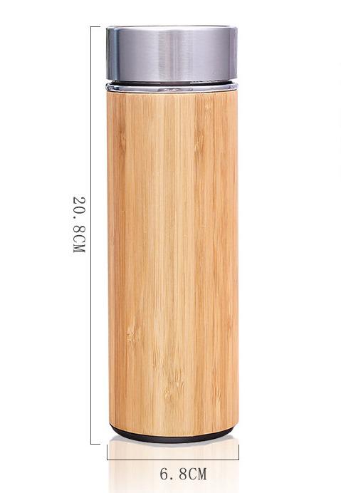 Bamboo Water Bottle - Sip Sustainably, Hydrate Naturally Pack of 50