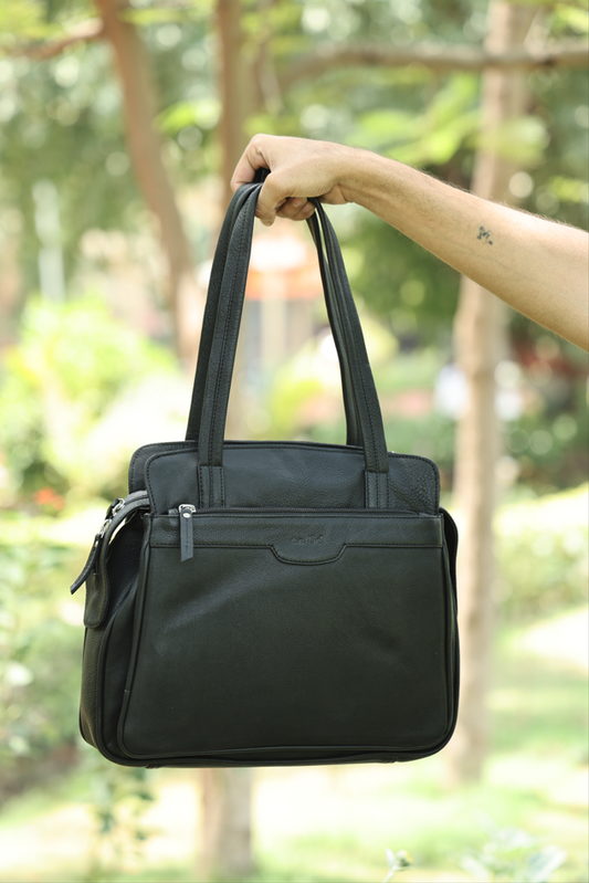 Elegant NDM Soft Leather Tote Bag – Luxurious, Spacious, and Versatile. Art:-BG-1609 Pack of 25