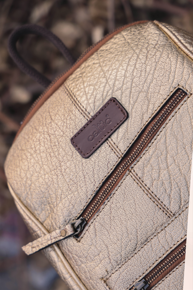 Elevate Your Style with Our Premium Brown Leather Backpack. Art: BG-1383 Pack of 25
