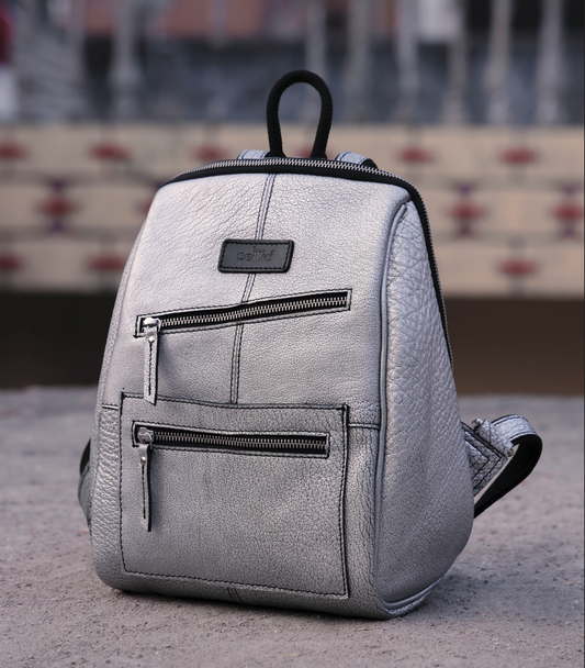 Elevate Your Style with Our Premium Brown Leather Backpack. Art: BG-1383 Pack of 25