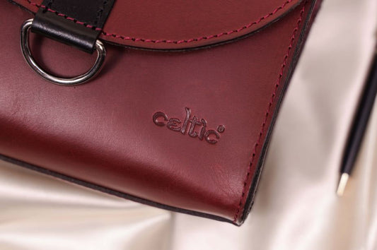 Premium Burgundy Leather Sling Bag for Stylish Everyday Use.   ART:-BG-1753 Pack of 25