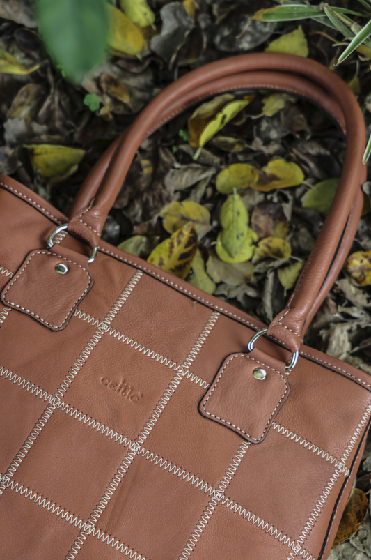 "Effortless Elegance: Elevate Your Style with Our Light Brown Tote Bag" Art: BG-1519-Z Pack of 25