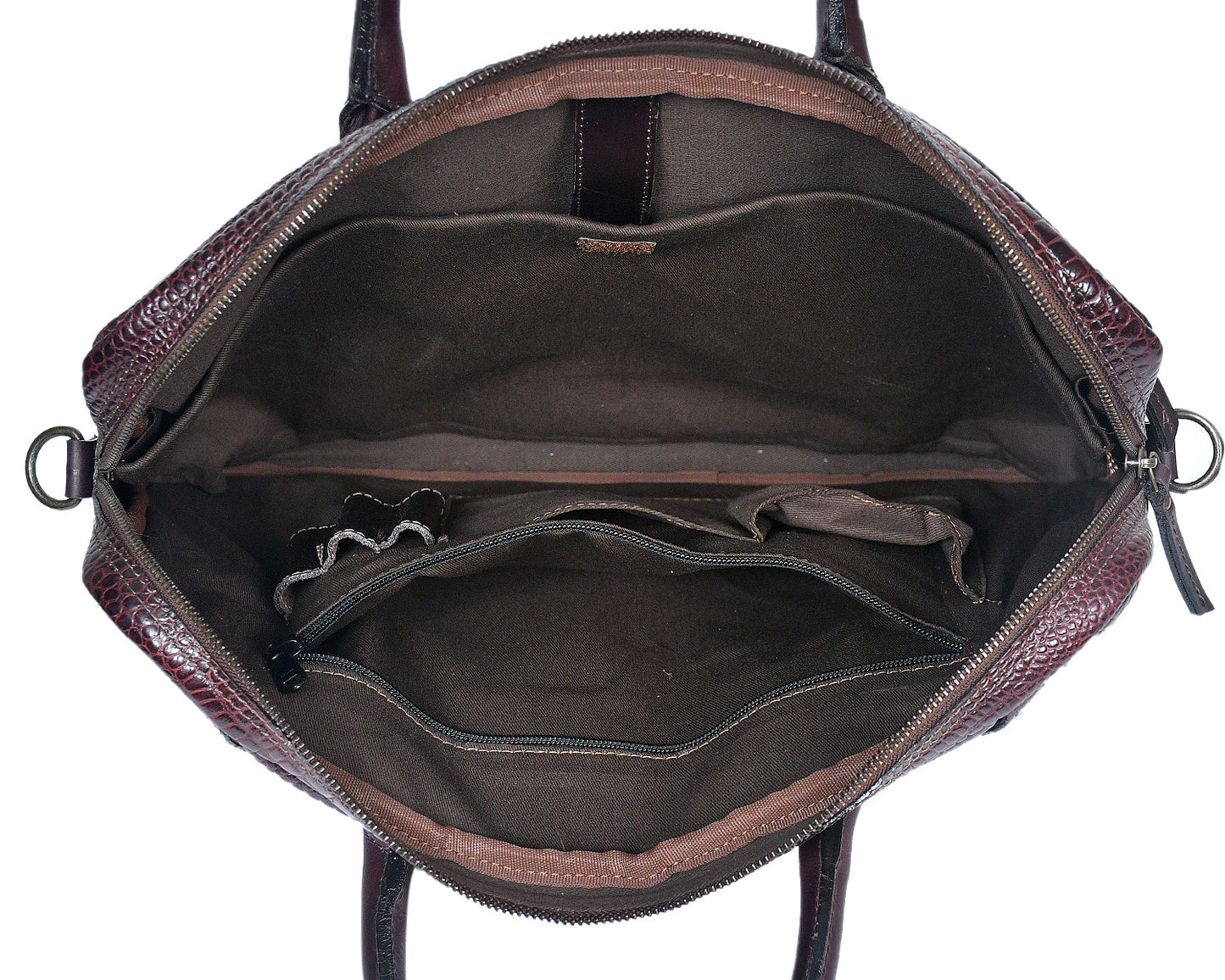 Timeless Elegance: Croco Leather Messenger Bag for Fashion-Forward Individuals. Art: BG-1536 Pack of 25