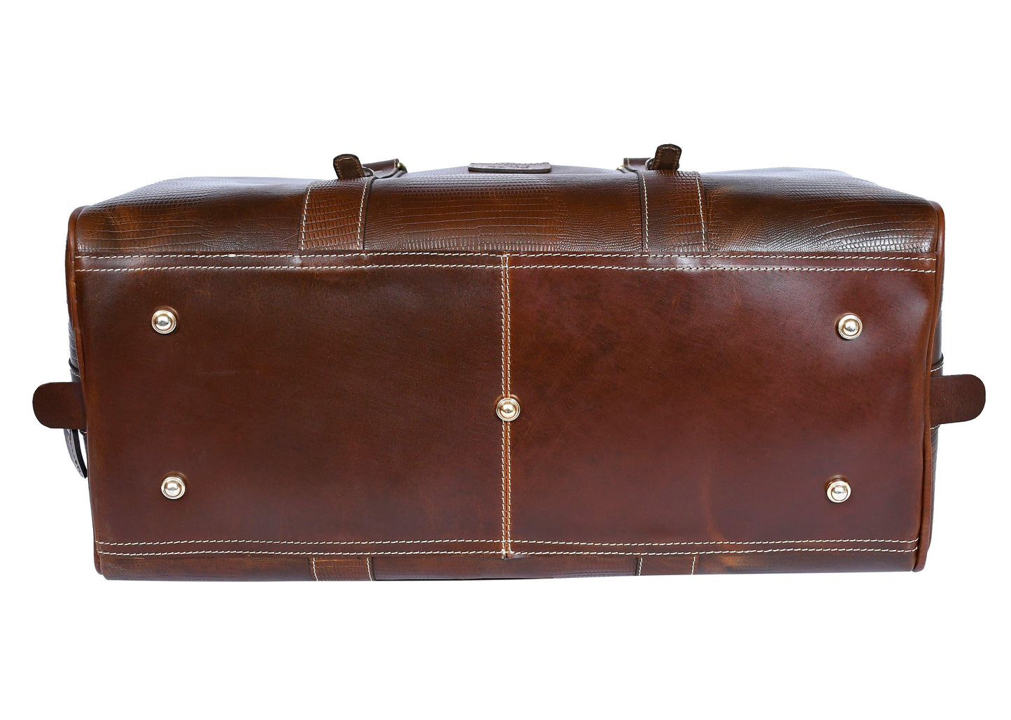 Brown Color Pure Leather Duffel Bag for Travelling | Handmade Weekender Bag, Art: BG-1713 Pack of 25