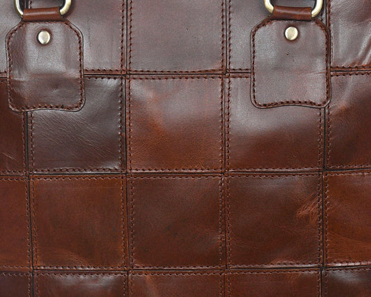 Premium Tote Leather Bag | Color Brown | Gift Bag, Art: BG-1526 Pack of 25