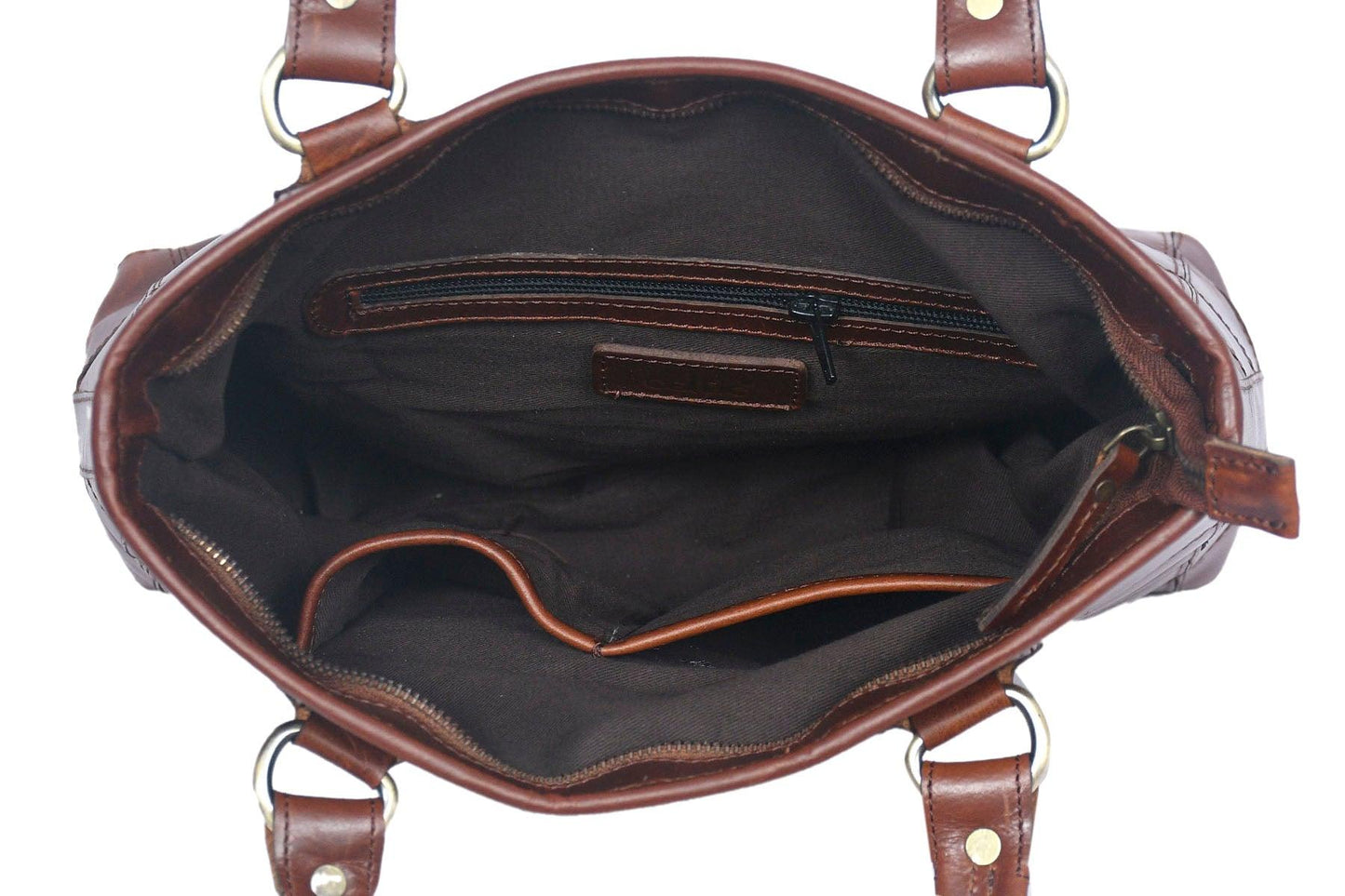 Premium Tote Leather Bag | Color Brown | Gift Bag, Art: BG-1526 Pack of 25