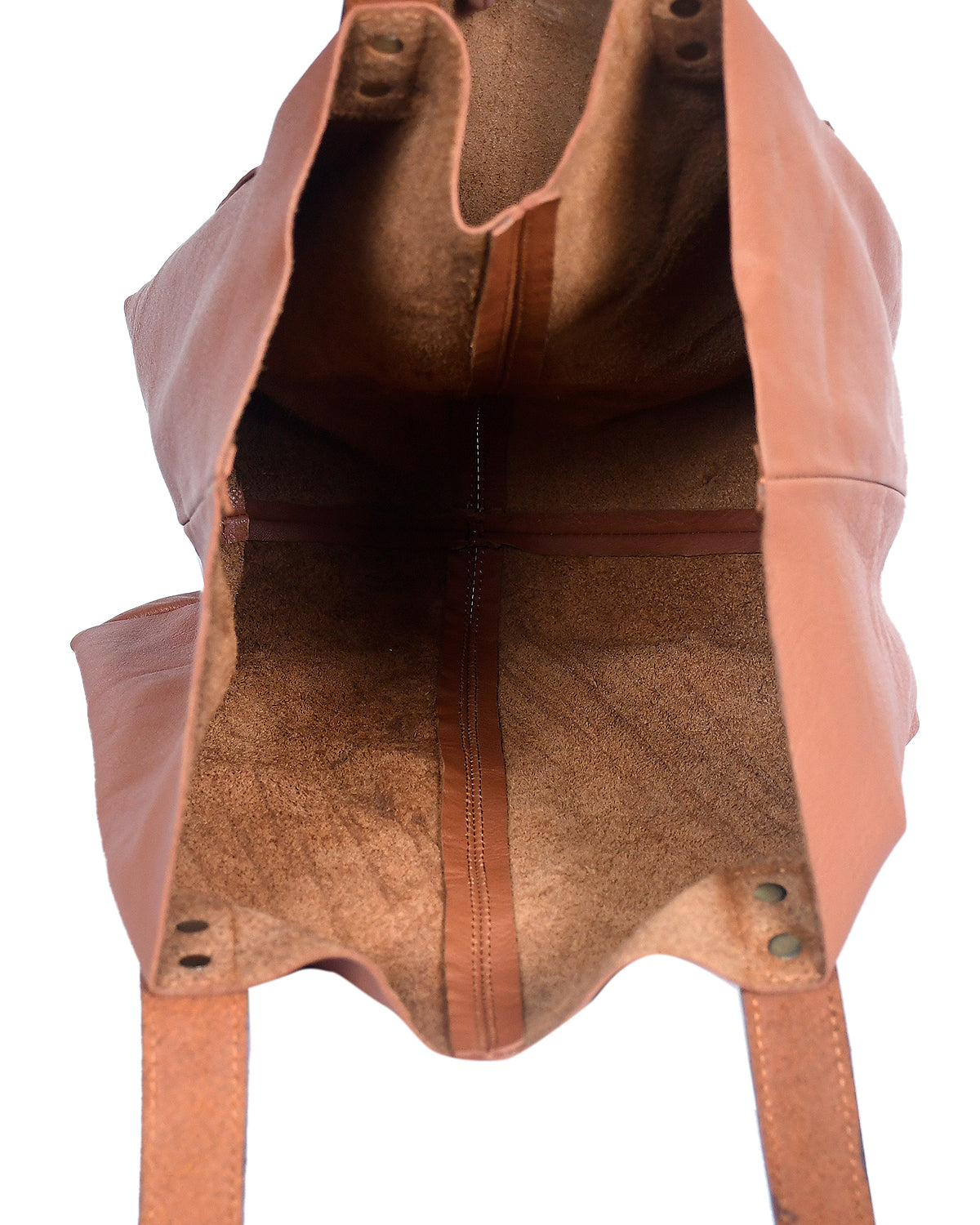 Timeless Elegance: Tan Leather Tote Bag. Art: BG-1547 Pack of 25