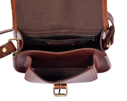 Leather Shoulder Bag For Women's & Girls Medium Size Leather Bag, Art: BG-1440 Pack of 25