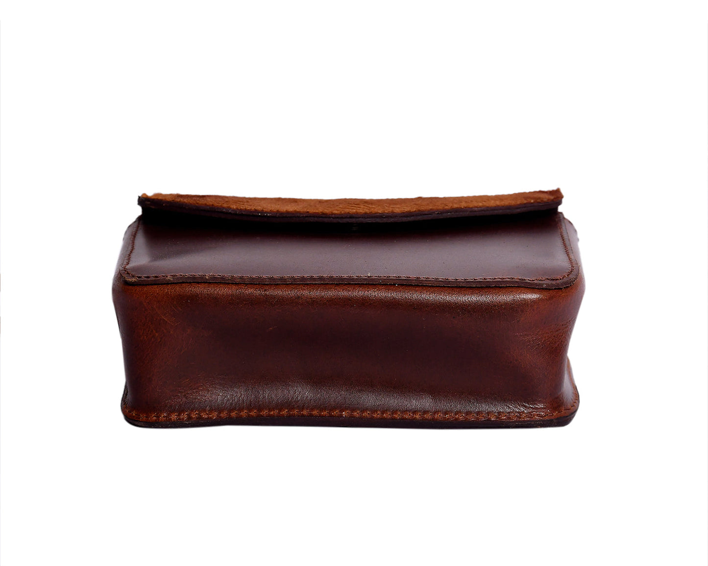 Elevate Your Style with our Brown Leather Sling Bag with Hair-On Detailing. Art: BG-1450 Pack of 25