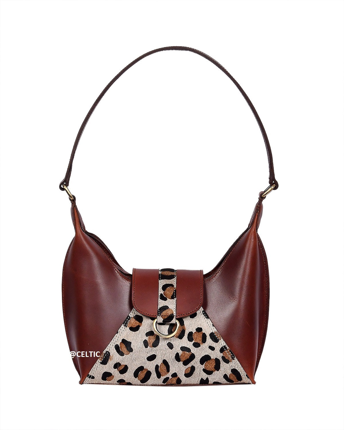 Brown Leather Shoulder Bag - The Perfect Blend of Style and Functionality. Art: BG-1457 Pack of 25
