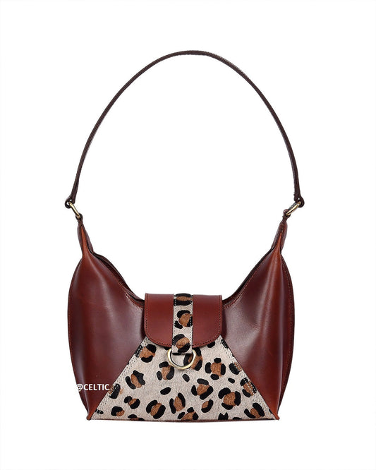 Brown Leather Shoulder Bag - The Perfect Blend of Style and Functionality. Art: BG-1457 Pack of 25