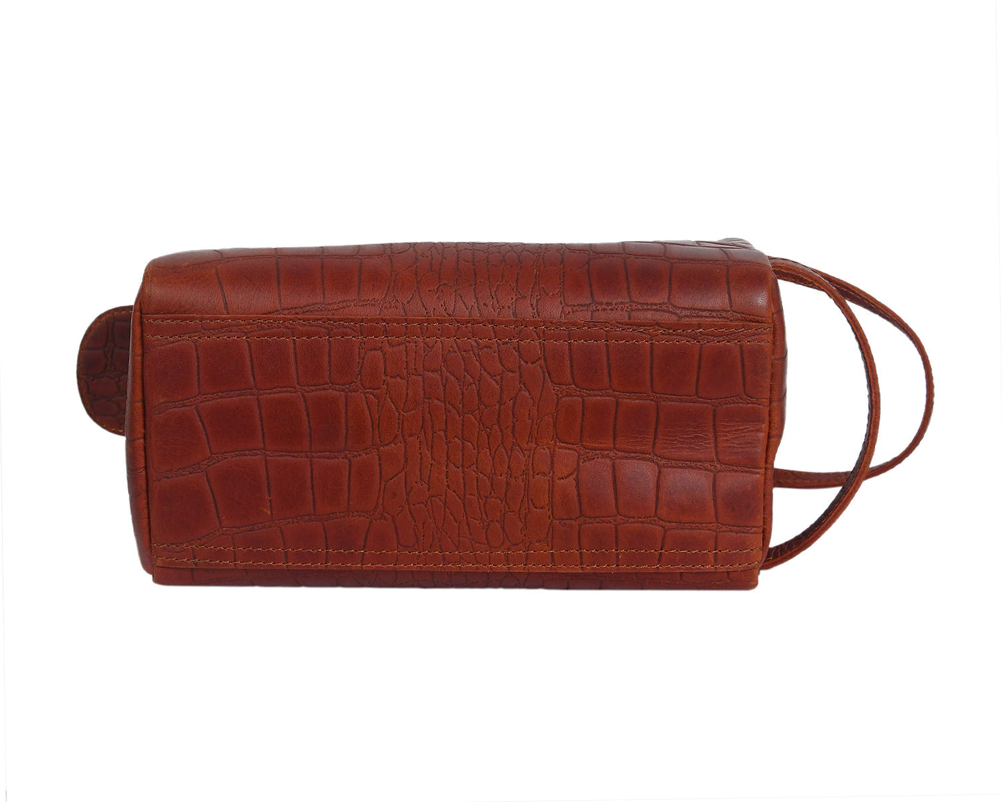 Luxury Brown Leather Toilet Bag: Organize in Style. Art: BG-1395 Pack of 25