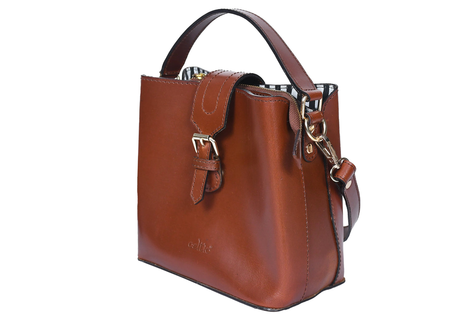 Elevate Your Style with Our Premium Brown Sling Bag,  Art: BG-1562 Pack of 25